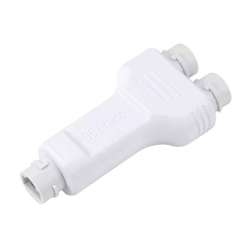 Poe+ 2 Port POE Extender Repeater 1 IN 2 OUT 48V/30W 100Mbps 200meter HL-FSPOE102A/HL-EFSPOE102A