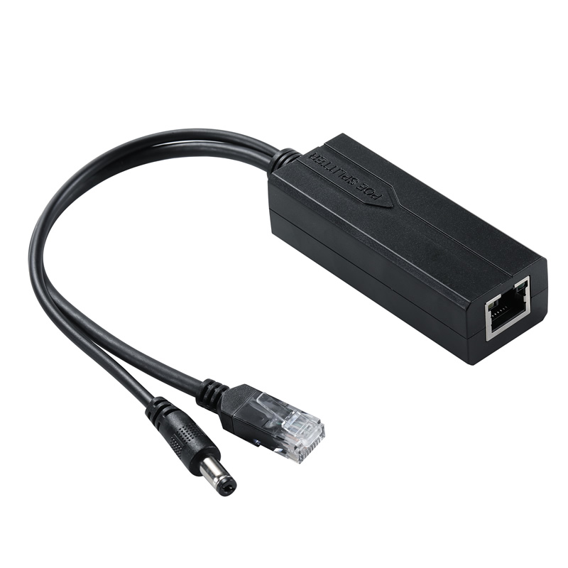 Gigabit POE Splitter 48V to 12V 2A IEEE 802.3af/AT Standard 