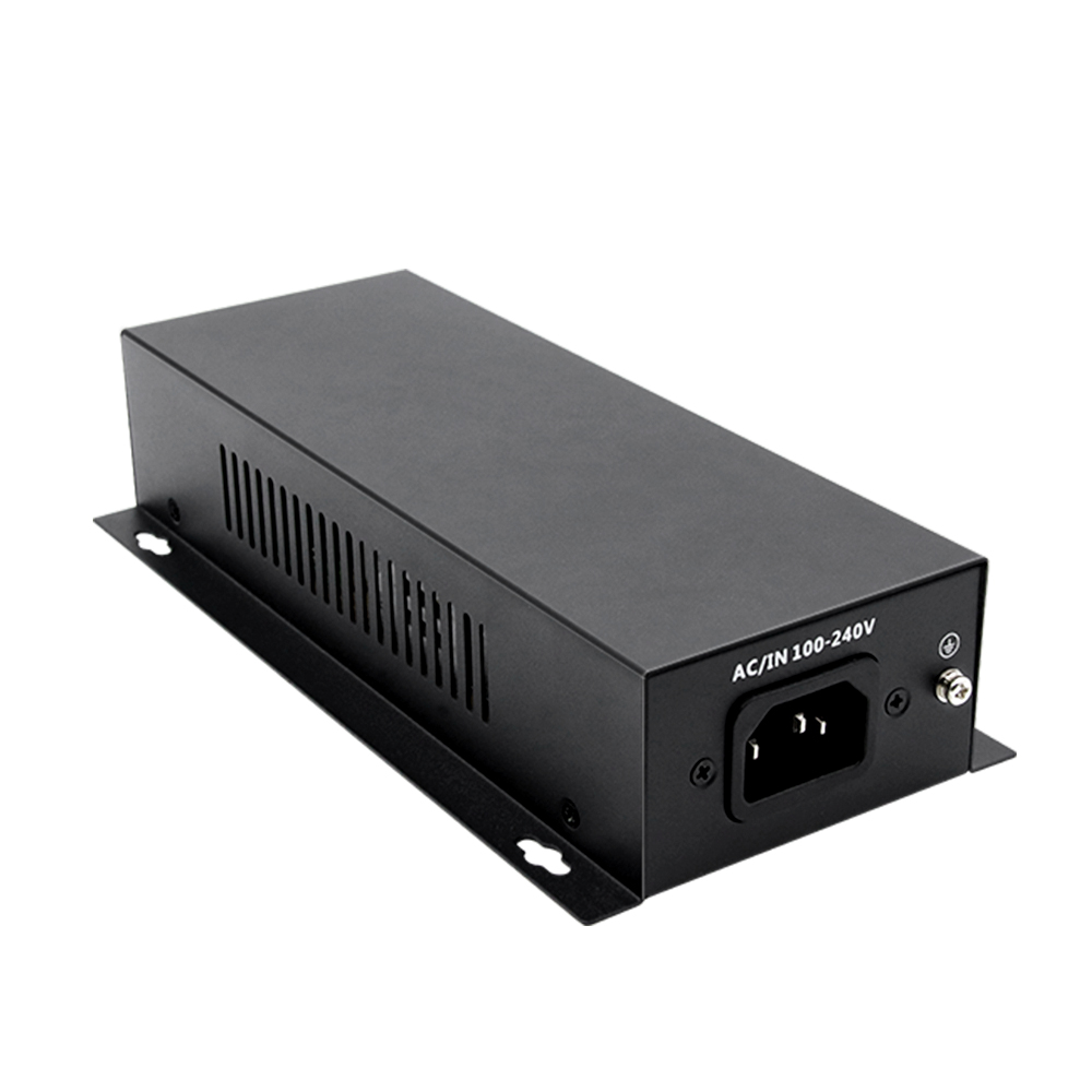IEEE 802.3bt 90W High-Power PoE Injector (Output: DC 52V 2.5