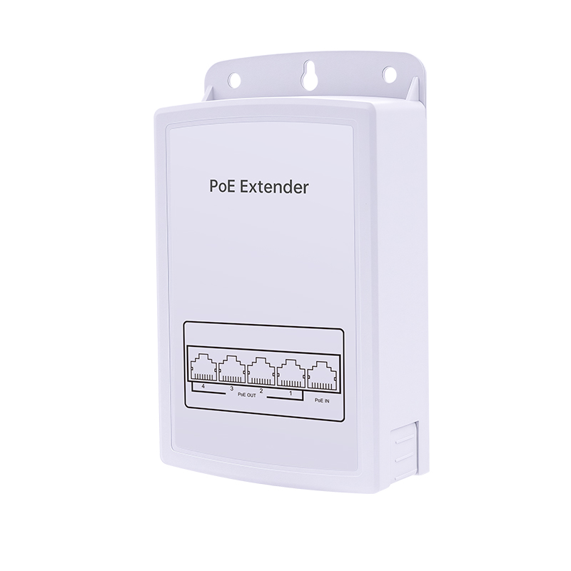 Poe+ 4 Port POE Extender Repeater Outdoor waterproofing 1 IN