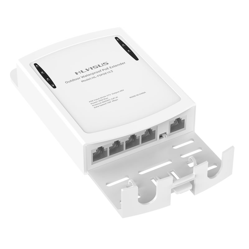 POE+ 3 PORT OUTDOOR WATERPROOF IP65 POE EXTENDER REPEATER 1 