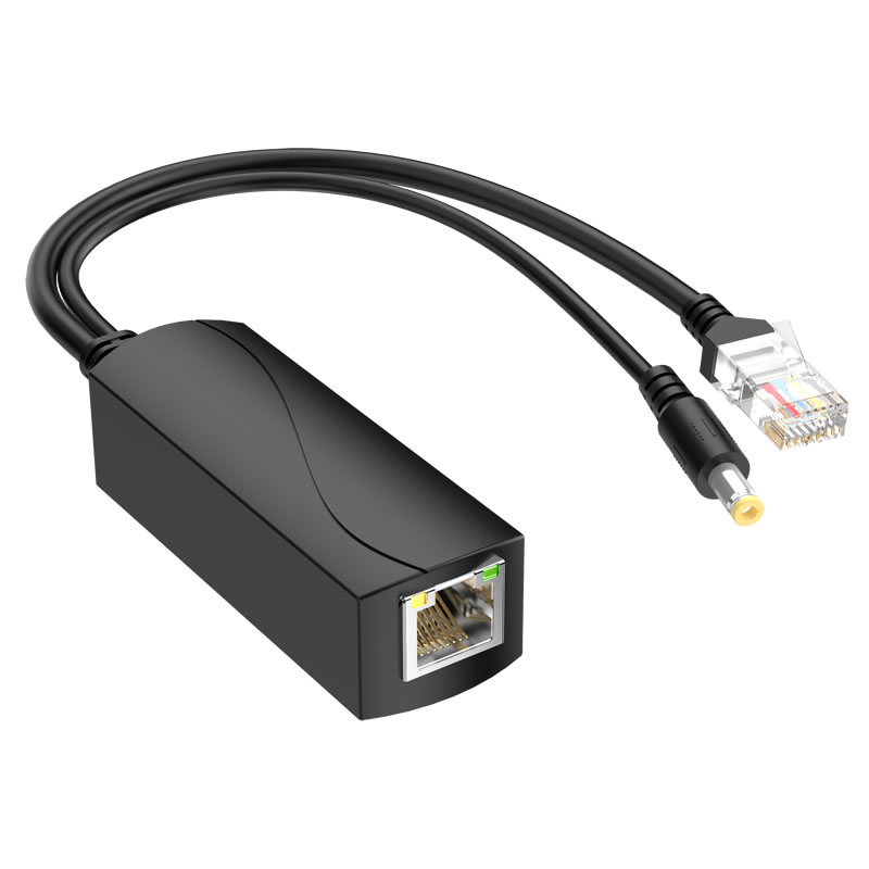 HL-PD5712AT 48V TO12V2A Ethernet Industrial PoE+ Splitter Power 802.3aF/AT 24W Wide Temperature