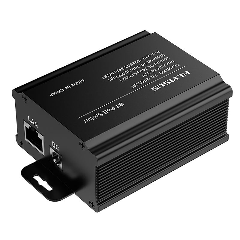 HL-PG12BT 48V TO12V6A GIGABIT ETHERNET POE+ SPLITTER POWER 802.3AF/AT/BT 72W